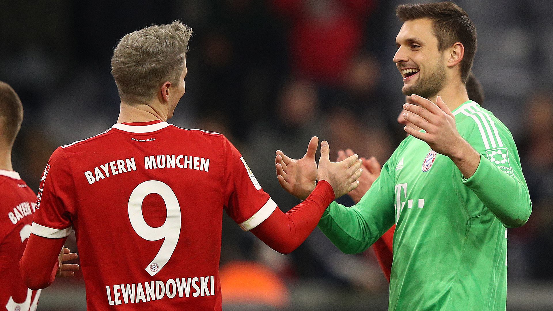 Sven Ulreich Robert Lewandowski FC Bayern