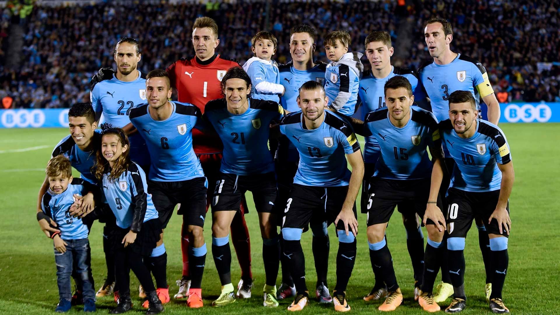 2018-05-16-Uruguay national football team players
