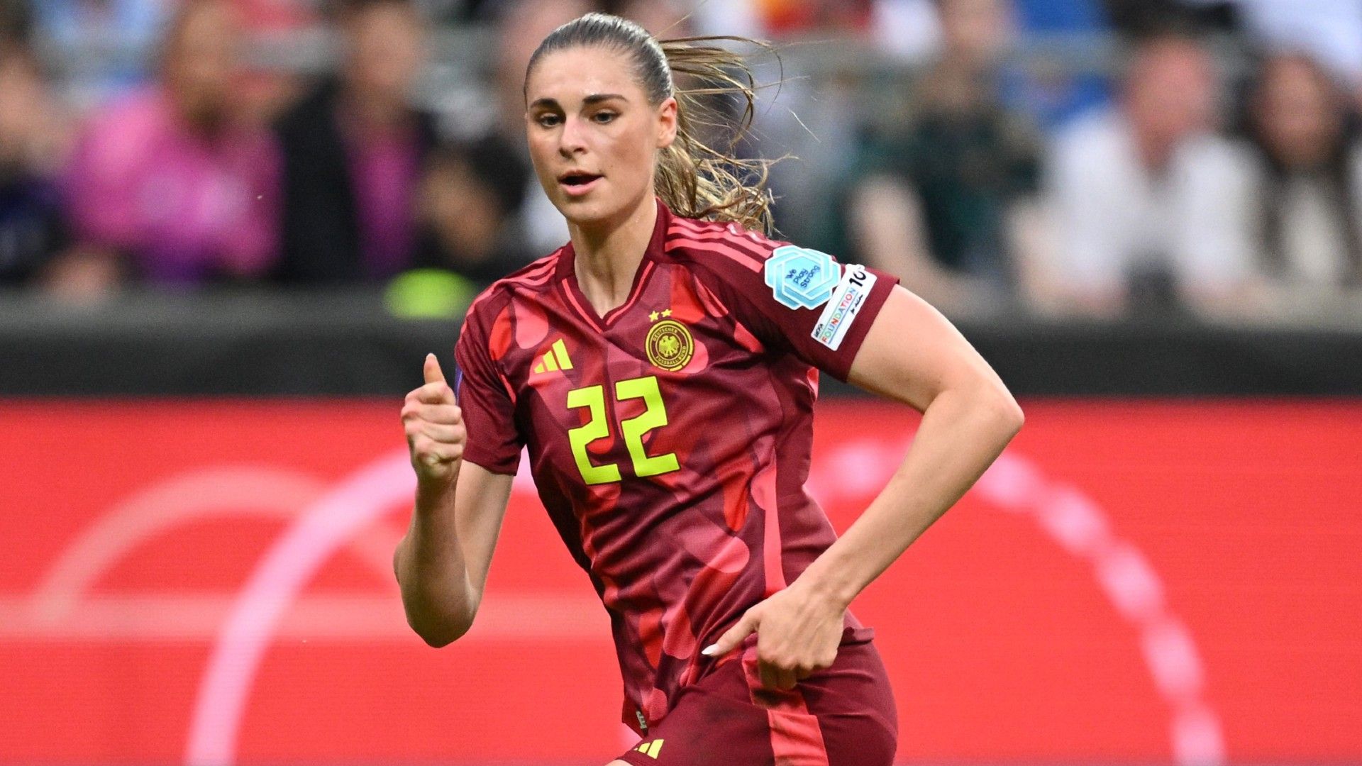  Jule Brand of Germany in action