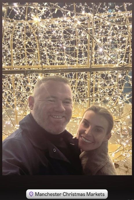Coleen Wayne Rooney Manchester Christmas