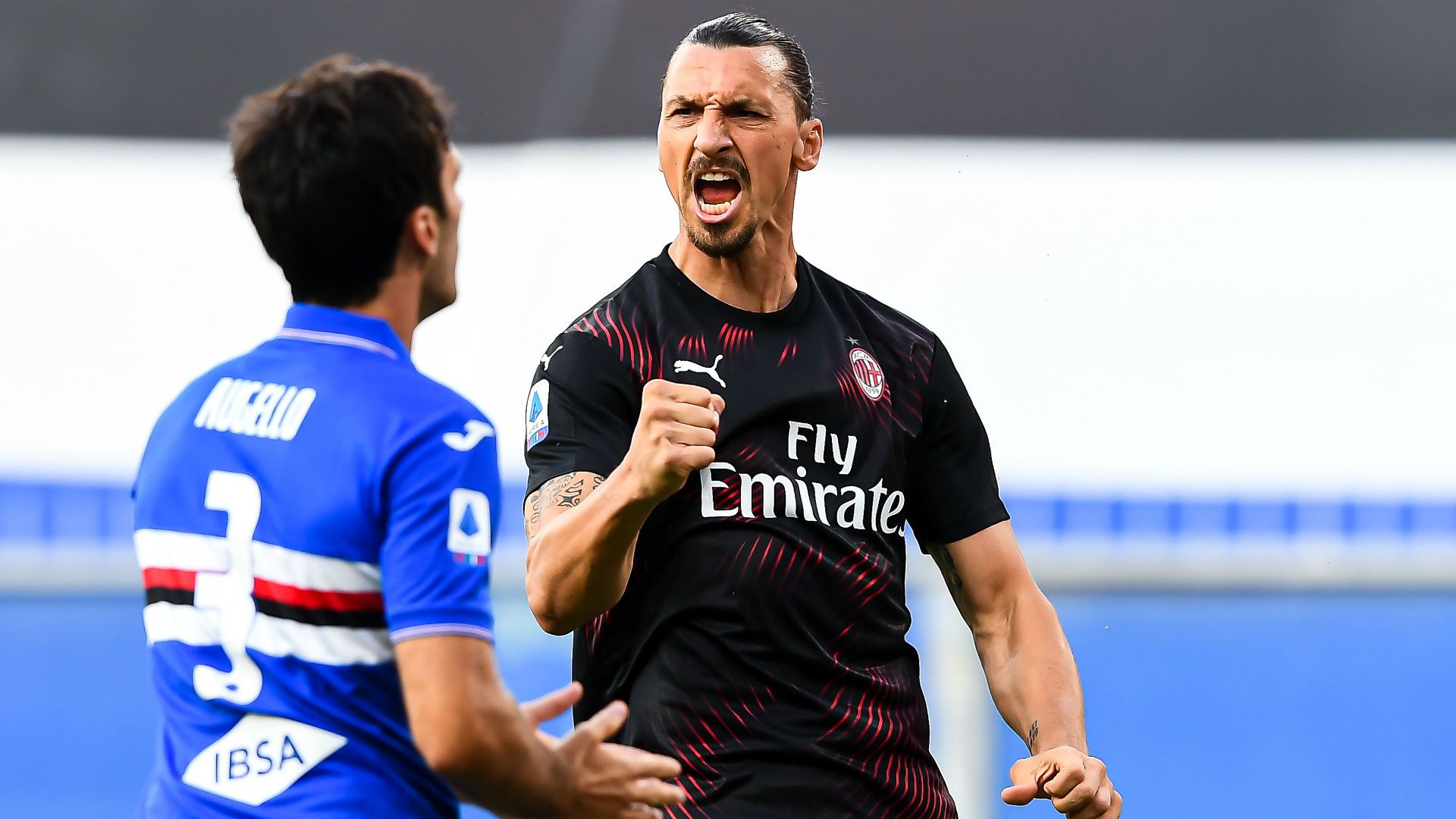 Ibrahimovic Sampdoria Milan Serie A