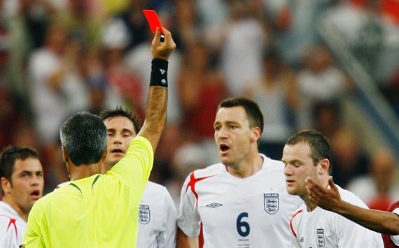 Wayne Rooney England Portugal 2006 World Cup