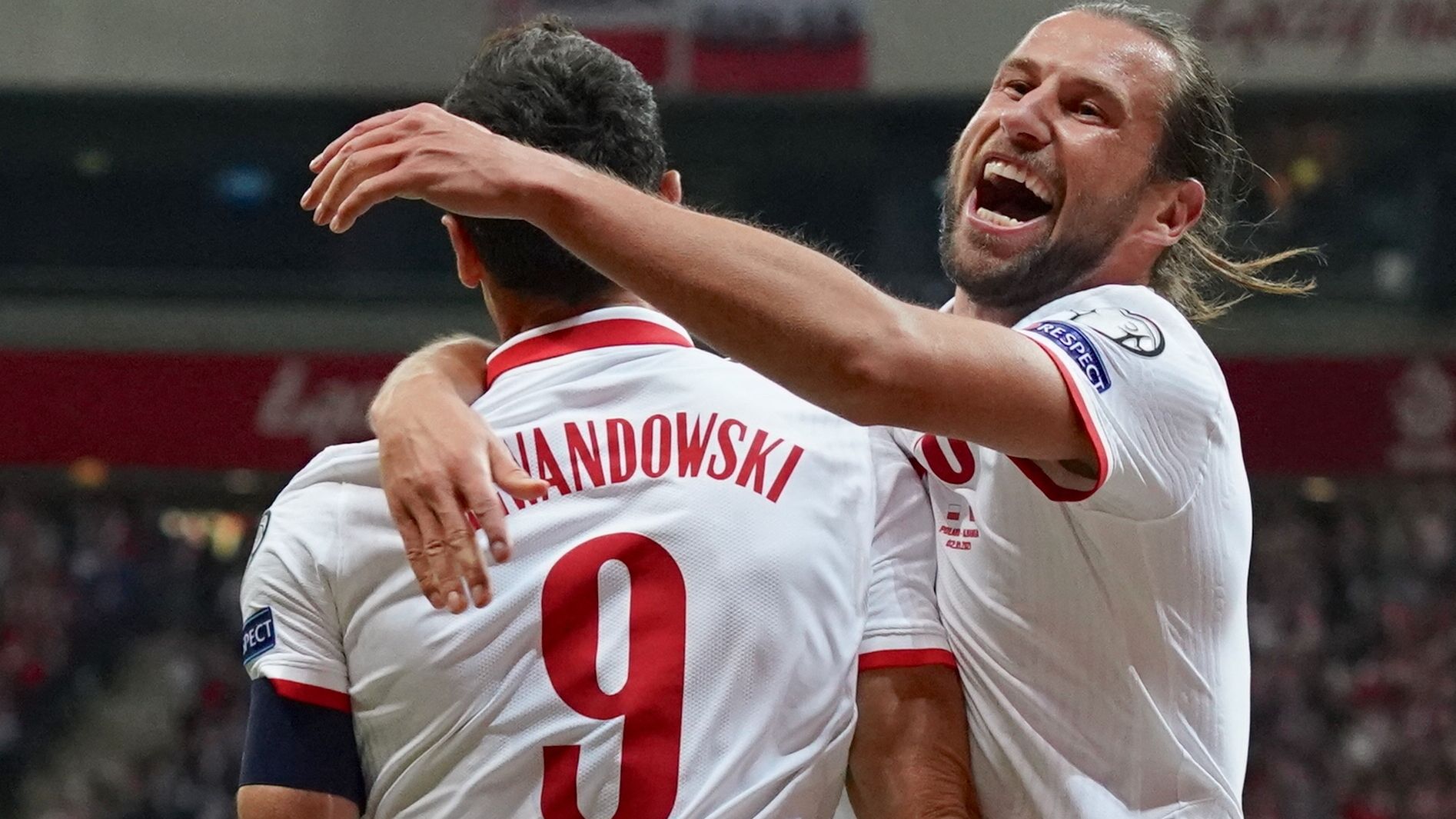 Grzegorz Krychowiak Robert Lewandowski Poland