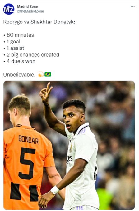 Rodrygo tweet