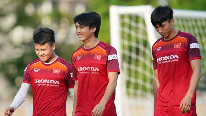 Nguyen Tuan Anh - Bui Tien Dung - Nguyen Quang Hai Vietnamese National Football Team | Training Session | 12 October 2019