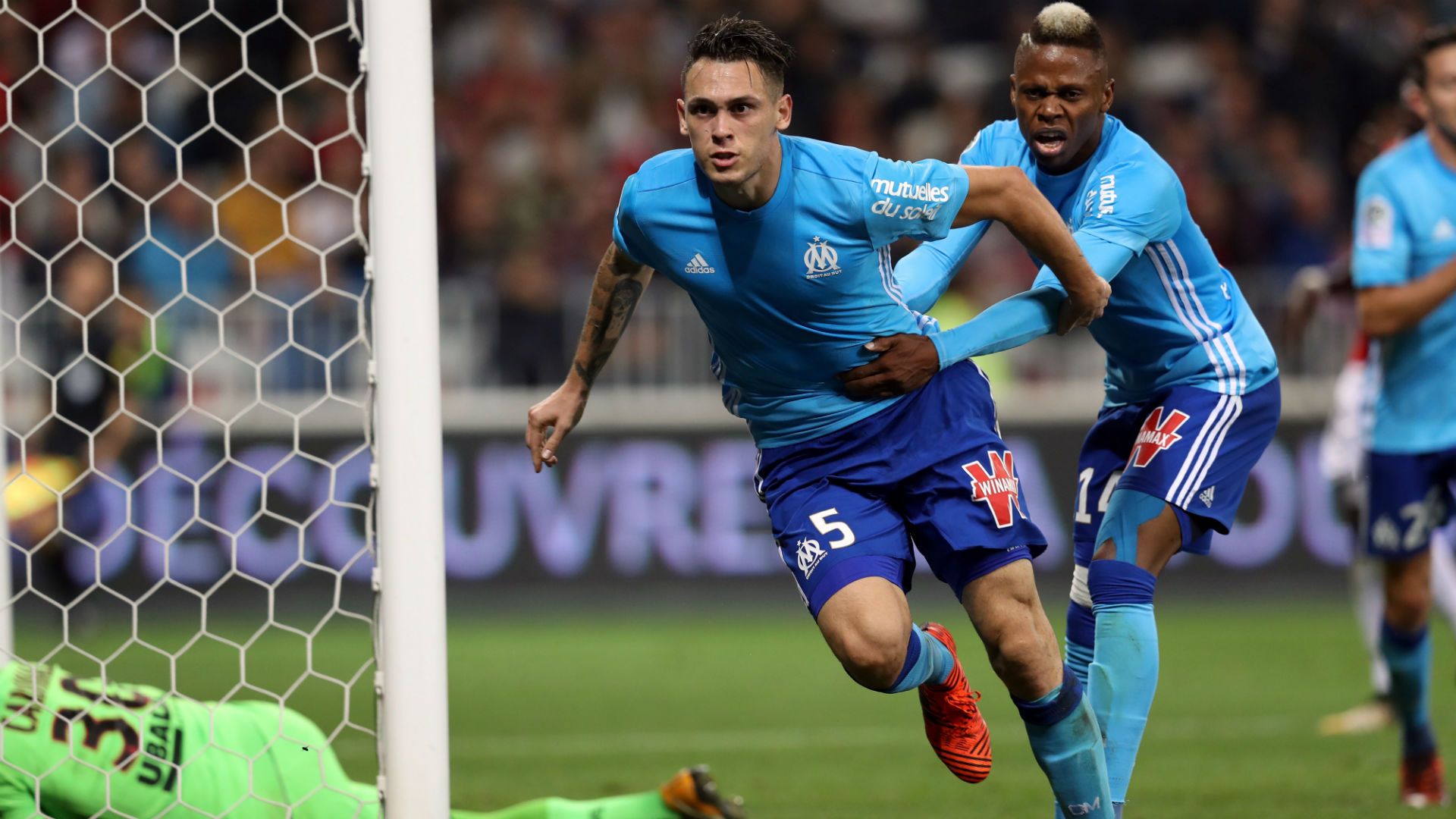 Lucas Ocampos Clinton Njie Nice Marseille Ligue 1 01102017