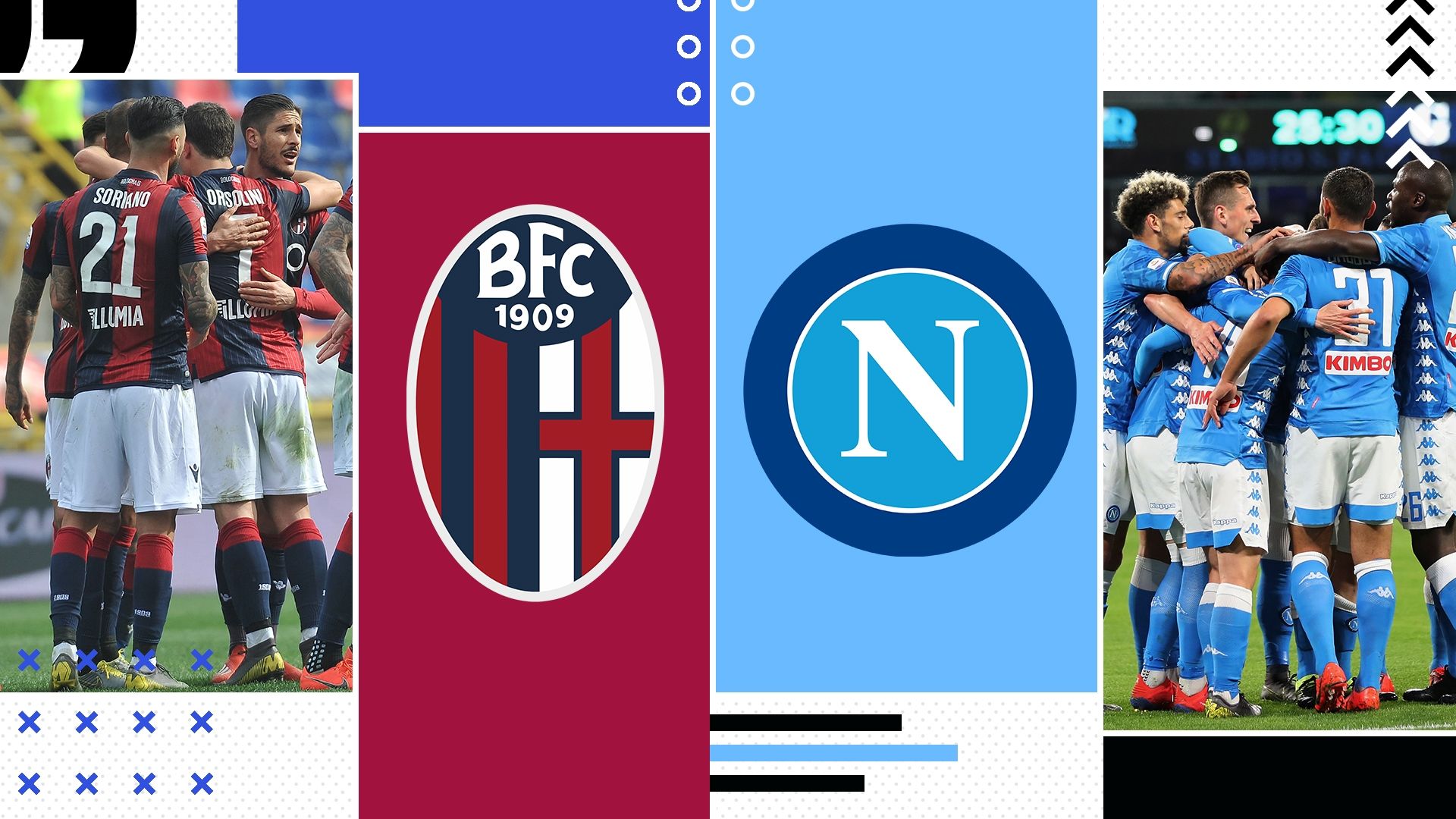 Bologna-Napoli tv streaming