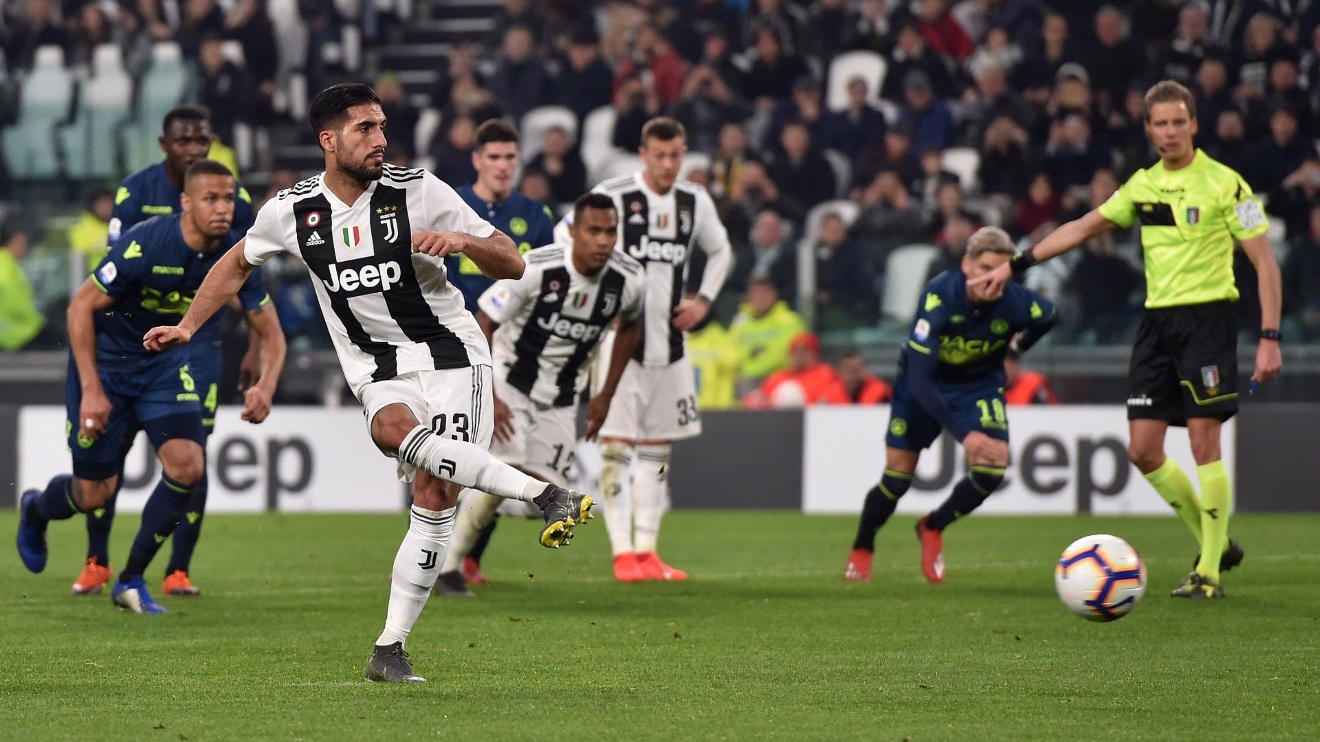 Emre Can - Juventus Udinese penalty
