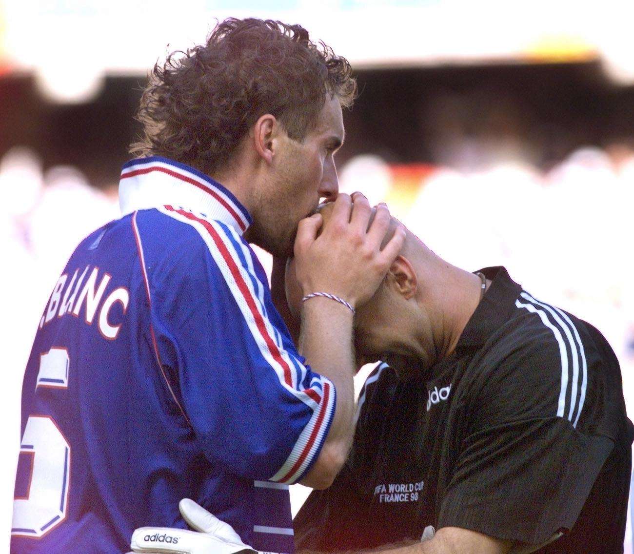 Laurent Blanc Fabien Barthez France