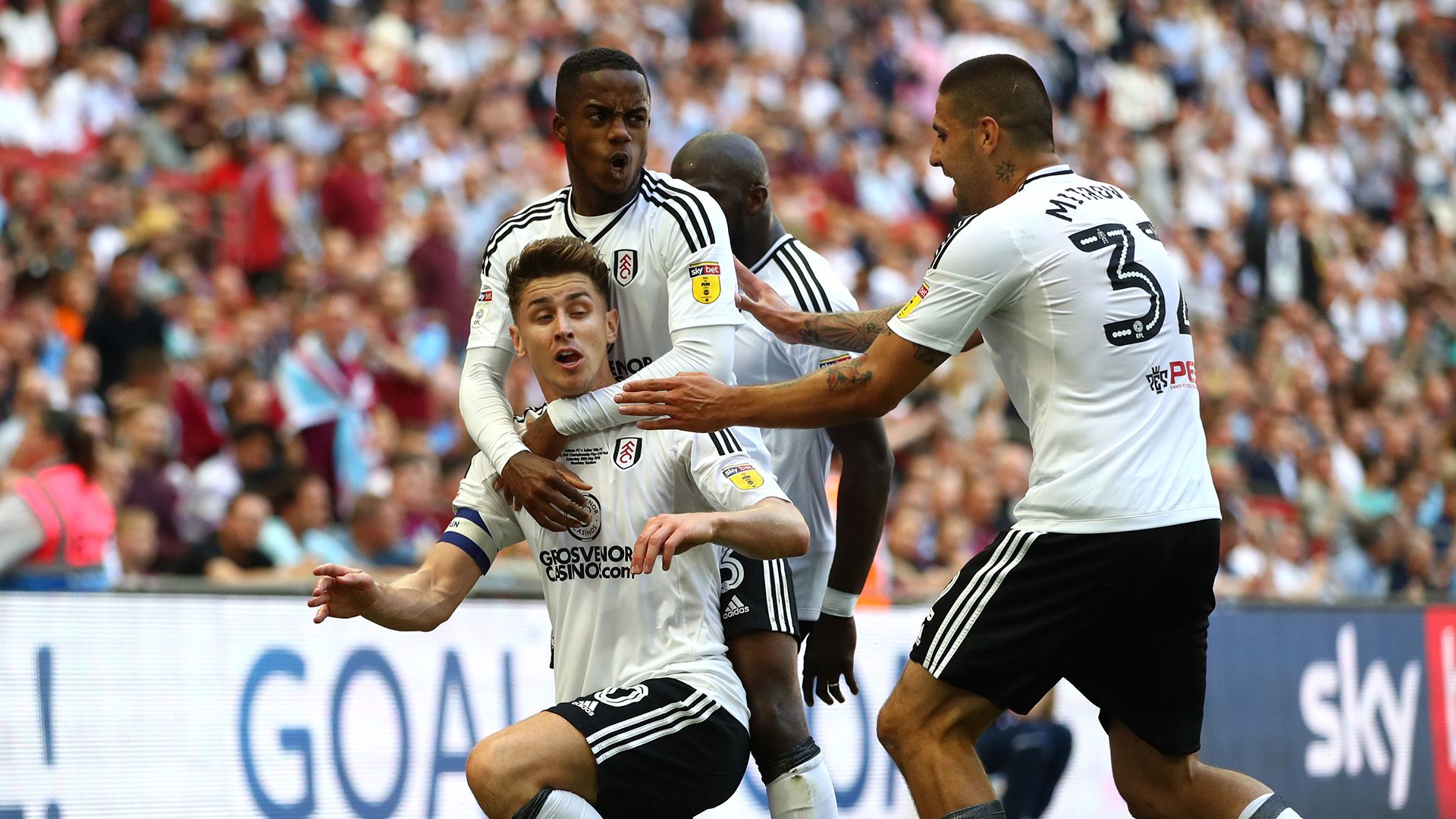 Tom Cairney Aston Villa Fulham Championship play-off final 260518
