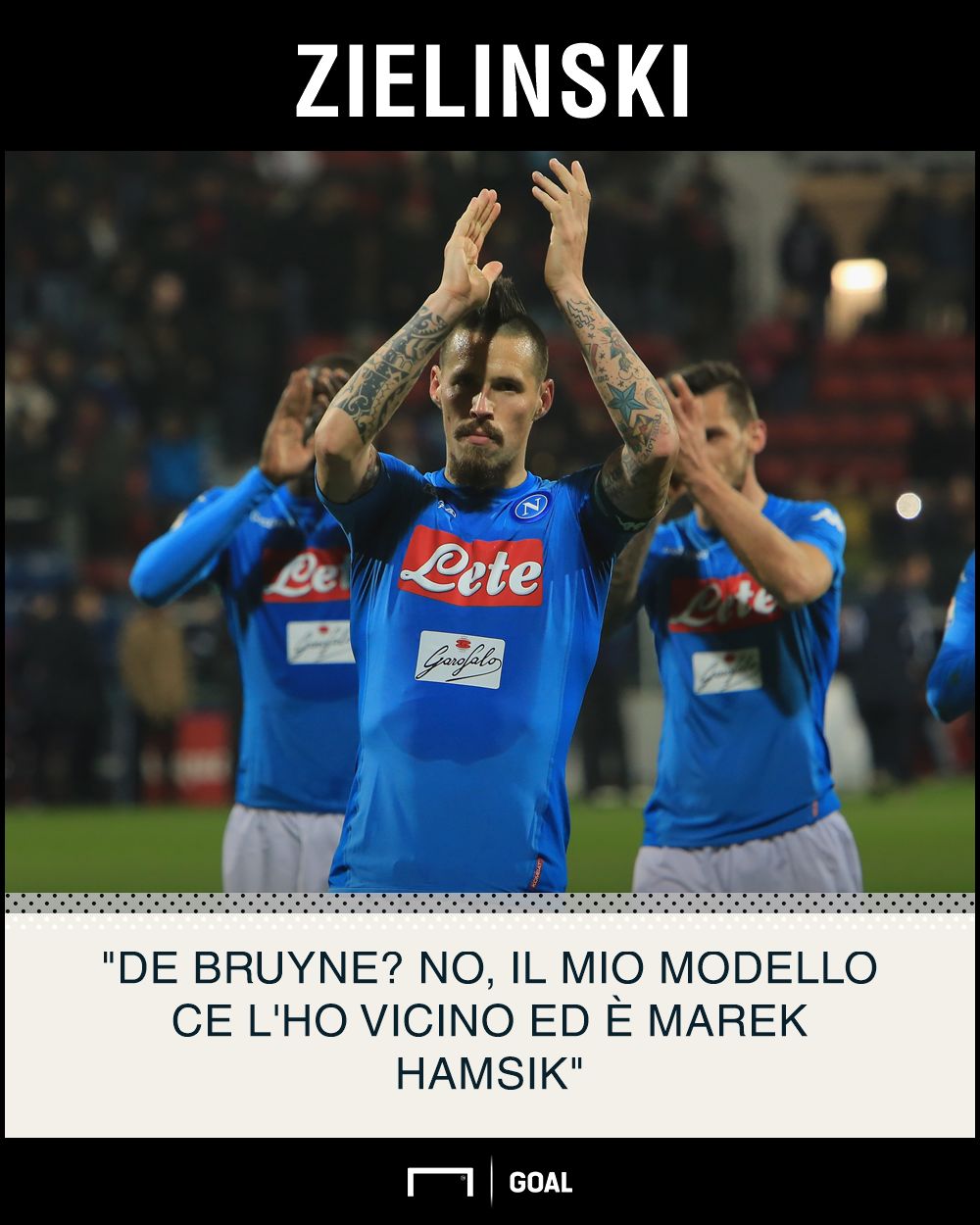 Piotr Zielinski su Hamsik PS ita