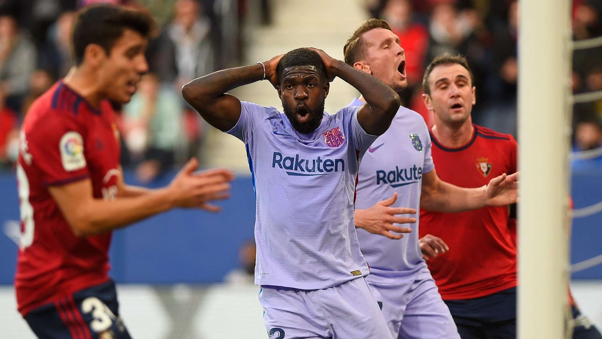 Samuel Umtiti Barcelona Osasuna 2021-22