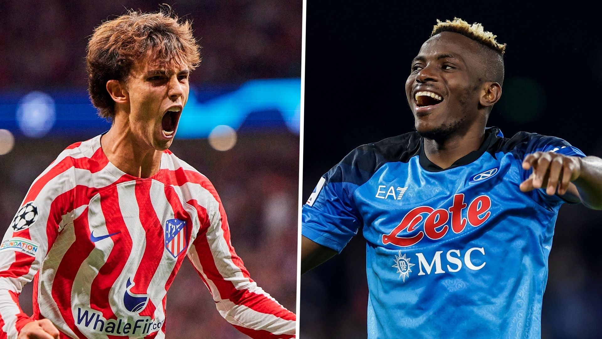 Joao Felix Victor Osimhen GFX