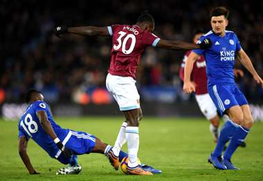 Daniel Amartey & Michail Antonio - Leicester City v West Ham United