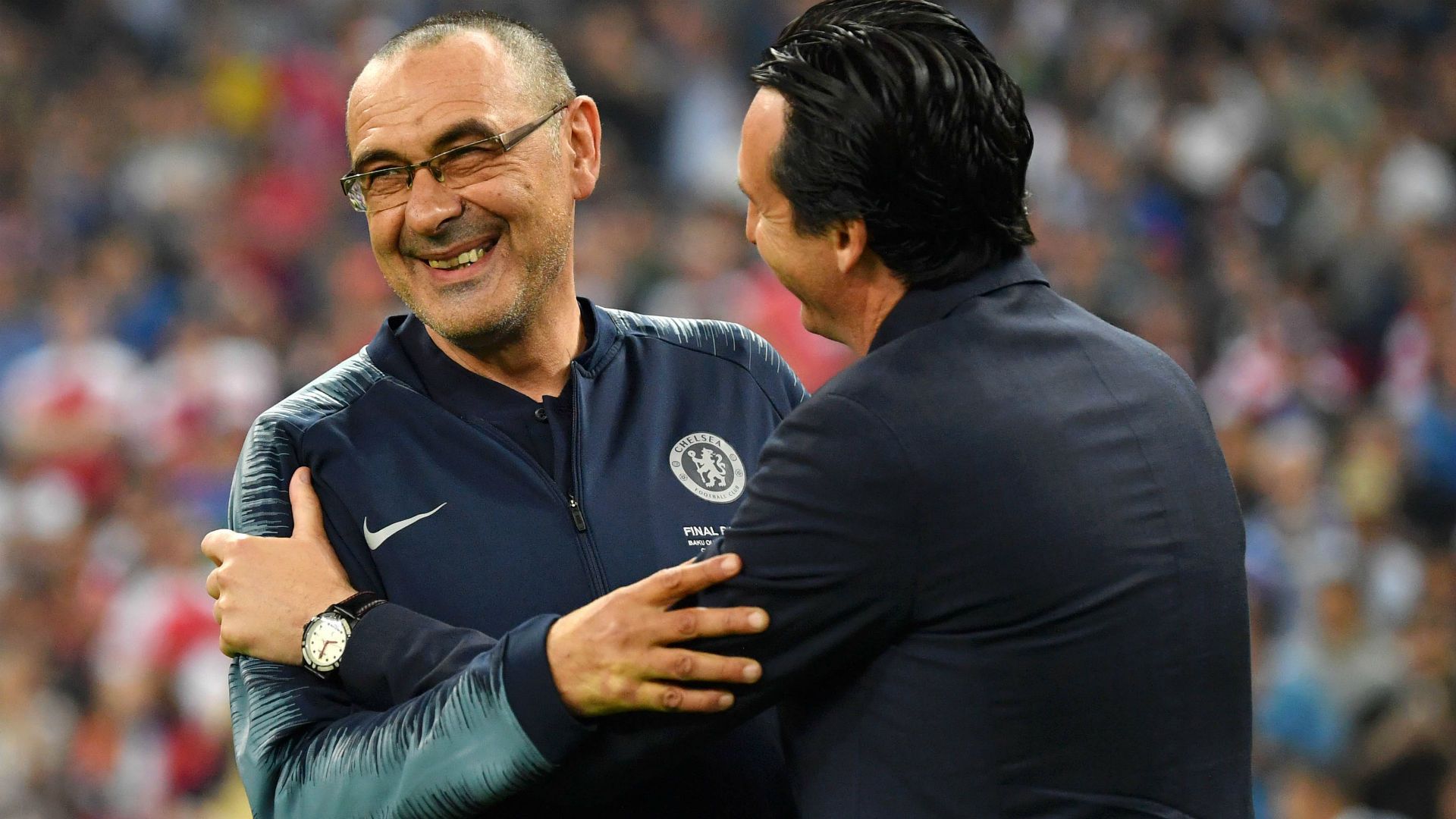 Sarri Emery Chelsea Arsenal Europa League