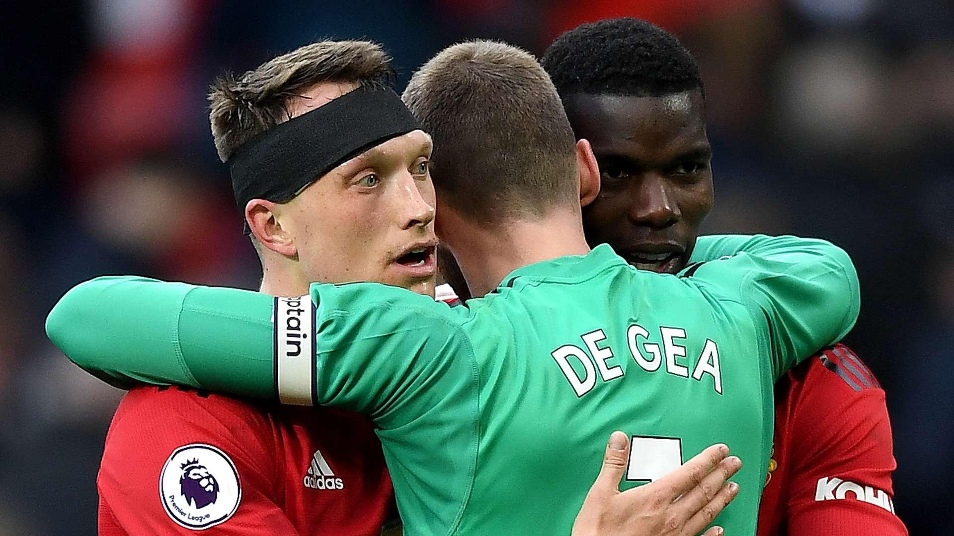 Phil Jones, David de Gea, Paul Pogba - Manchester United 2019