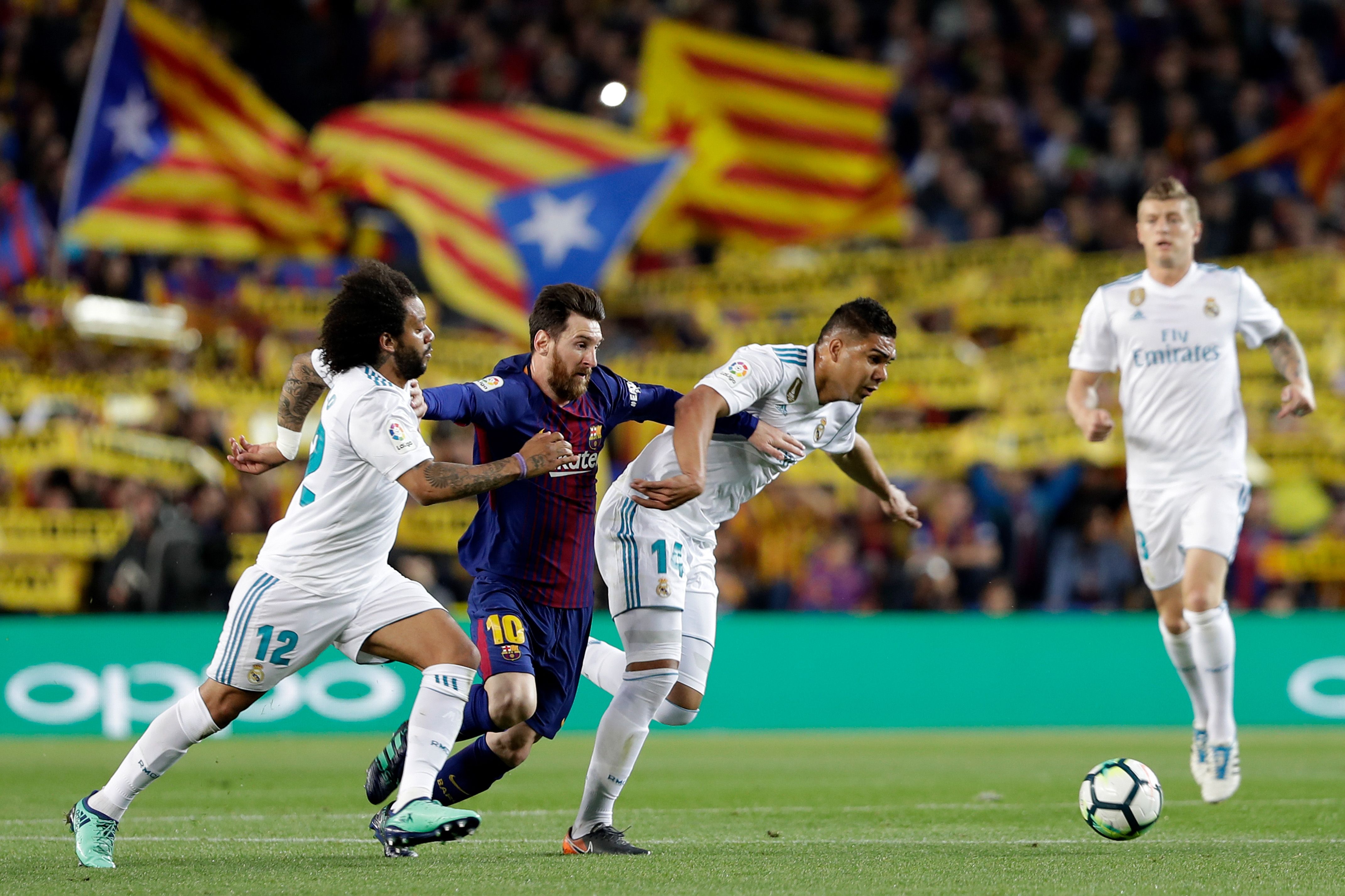 Lionel Messi Marcelo Casemiro Barcelona Real Madrid El Clasico LaLiga 06052018