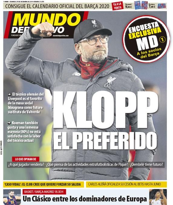 Prima pagina Mundo Deportivo