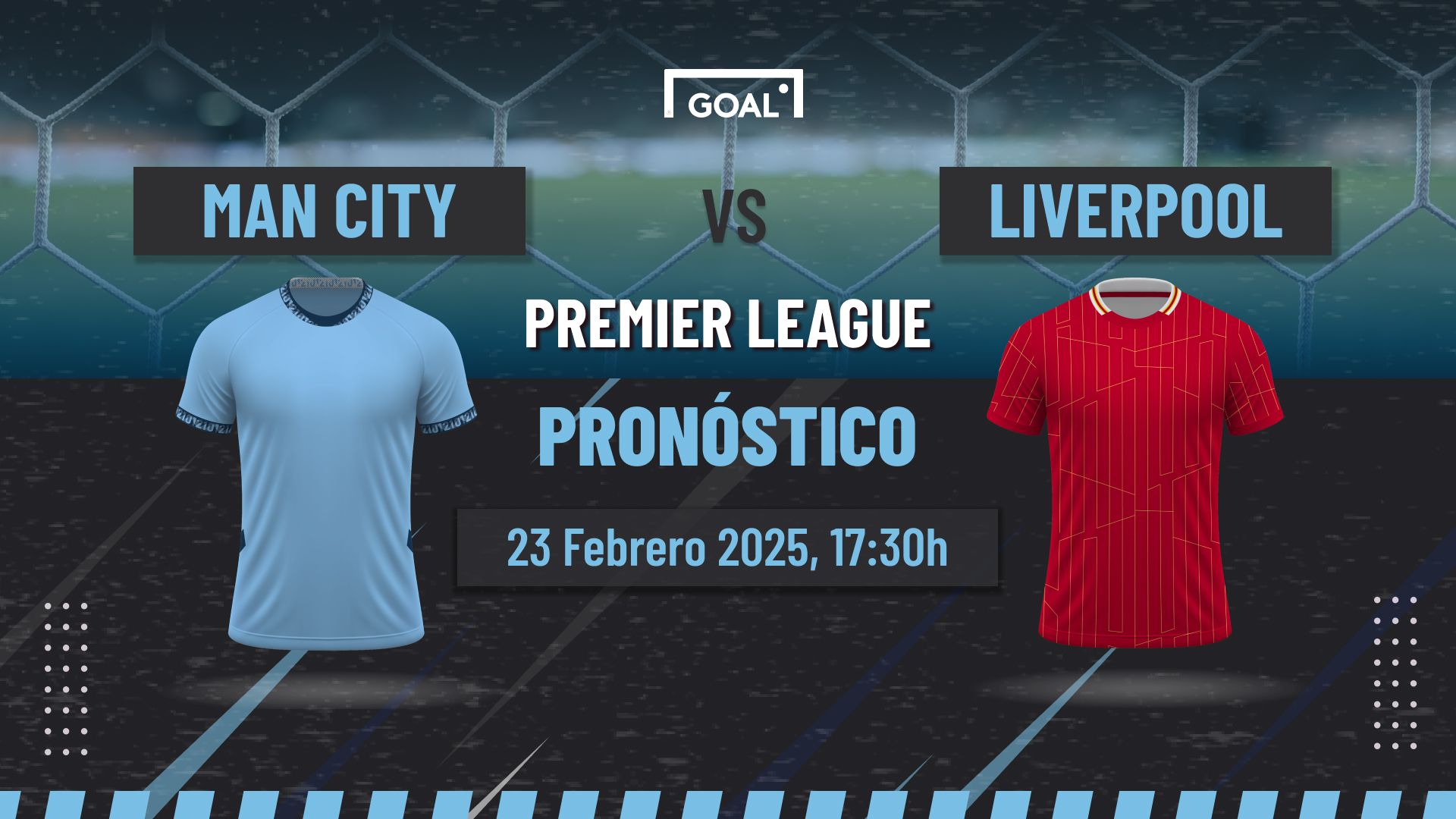 Manchester City vs Liverpool Pronóstico y Apuestas Premier League | 23/02/25