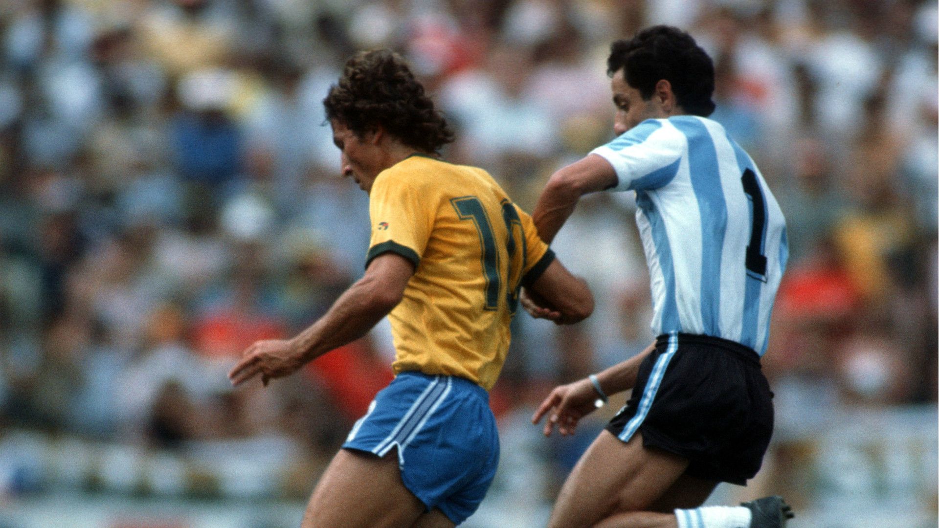 Zico Osvaldo Ardiles Brazil 3 Argentina 1 World Cup 1982 Spain 02071982