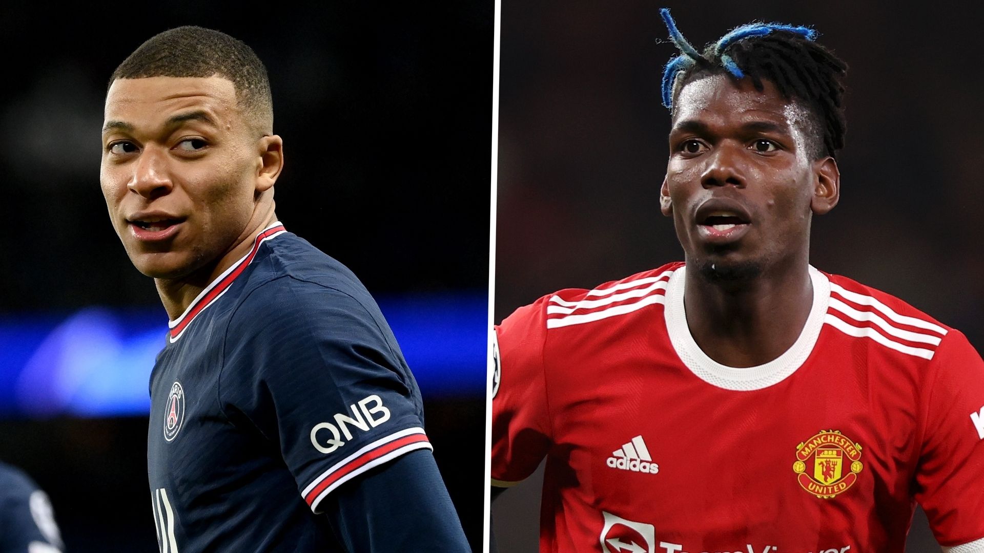 Kylian Mbappe Paul Pogba 2021-22