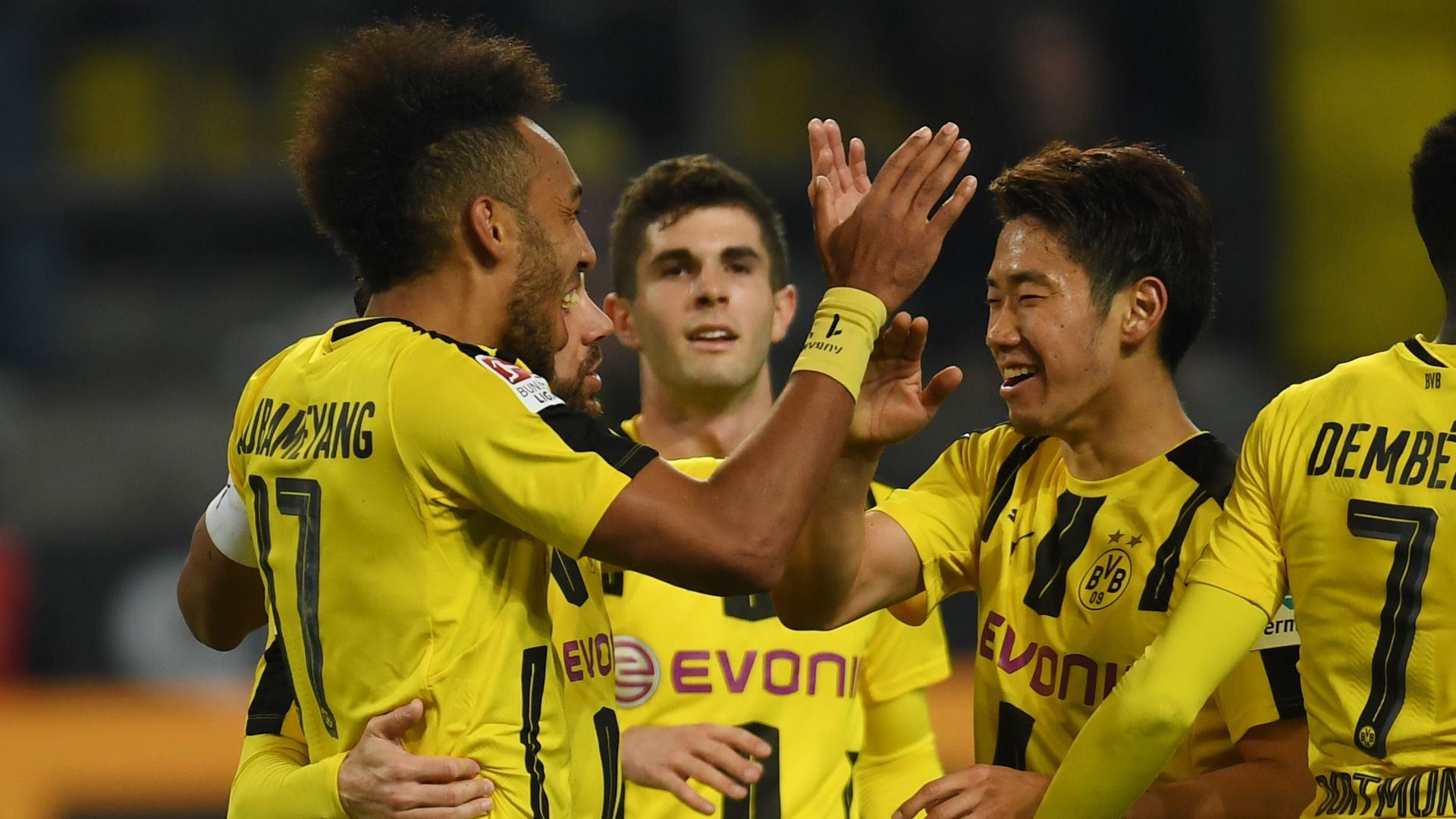 Borussia Dortmund Aubameyang Kagawa