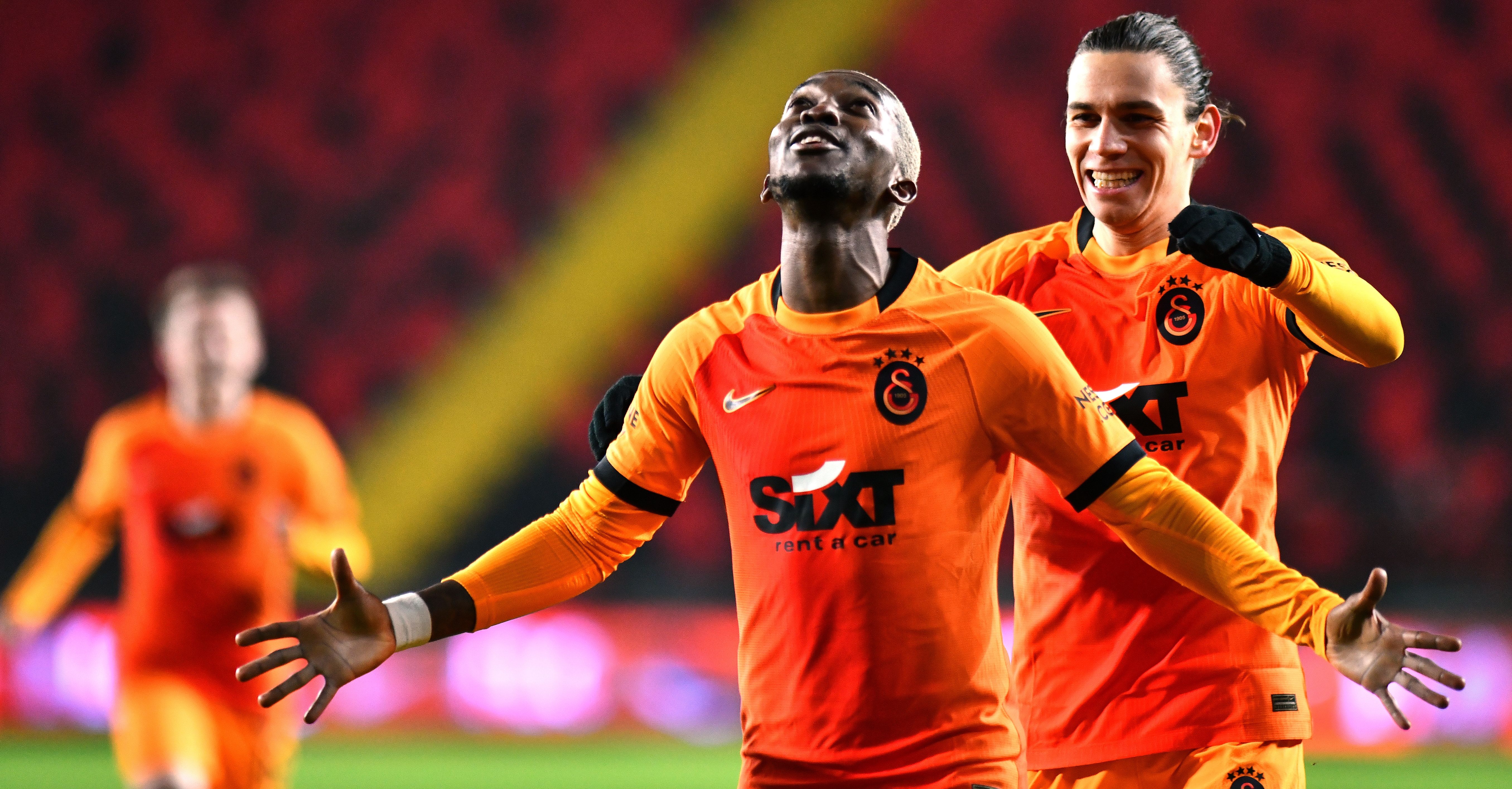 Henry Onyekuru Galatasaray Goal Celebration vs. Gaziantep FK 01/29/21