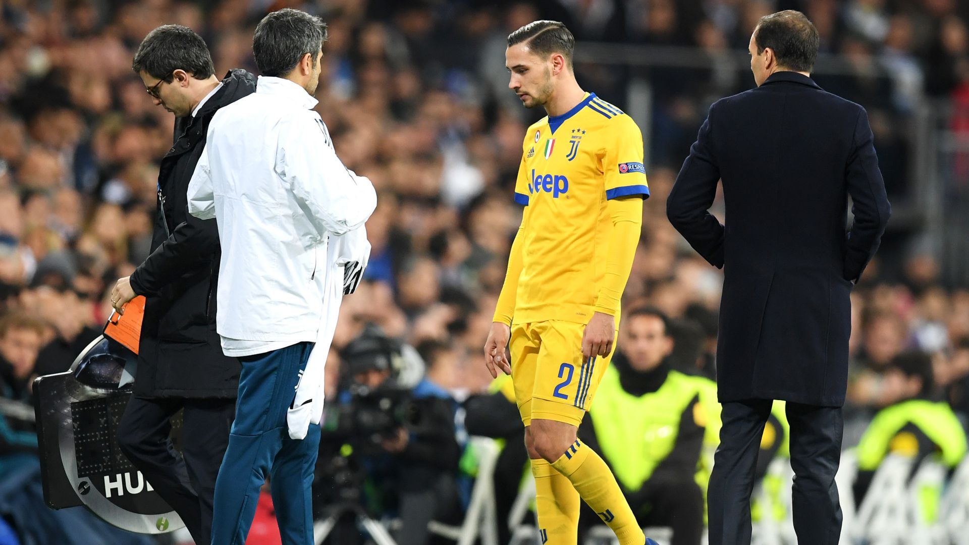 Mattia De Sciglio injured Real Madrid Juventus
