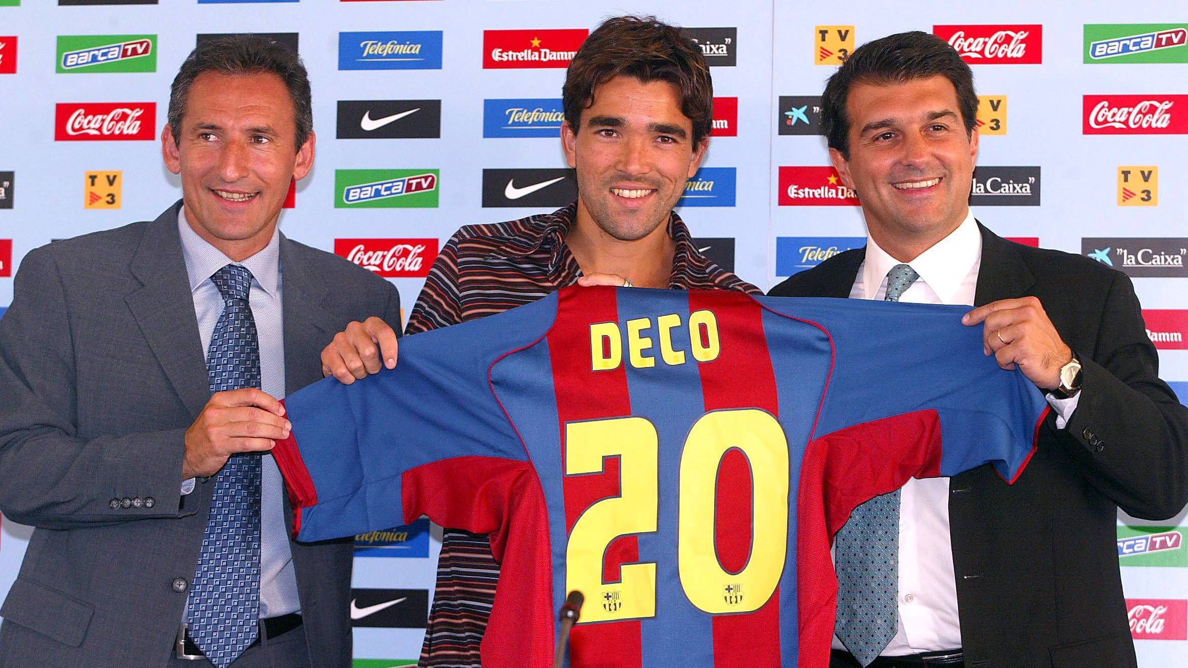 GER ONLY Deco FC Barcelona presentation
