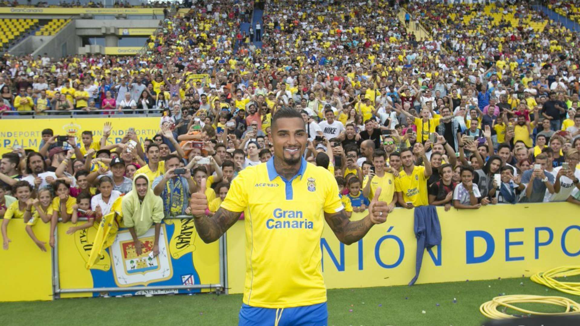 Kevin Prince Boateng Las Palmas Unveiling