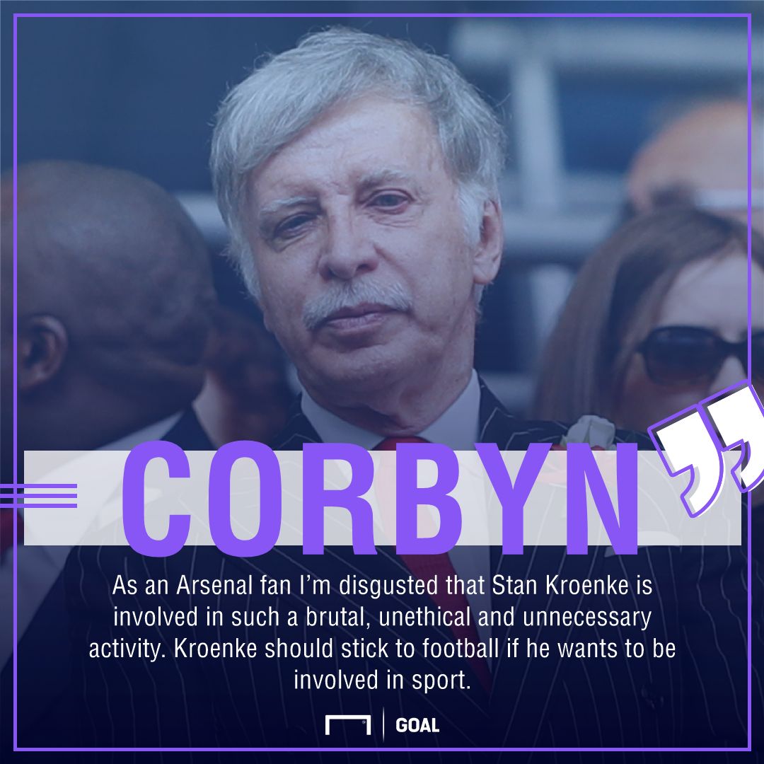 Jeremy Corbyn Stan Kroenke Arsenal