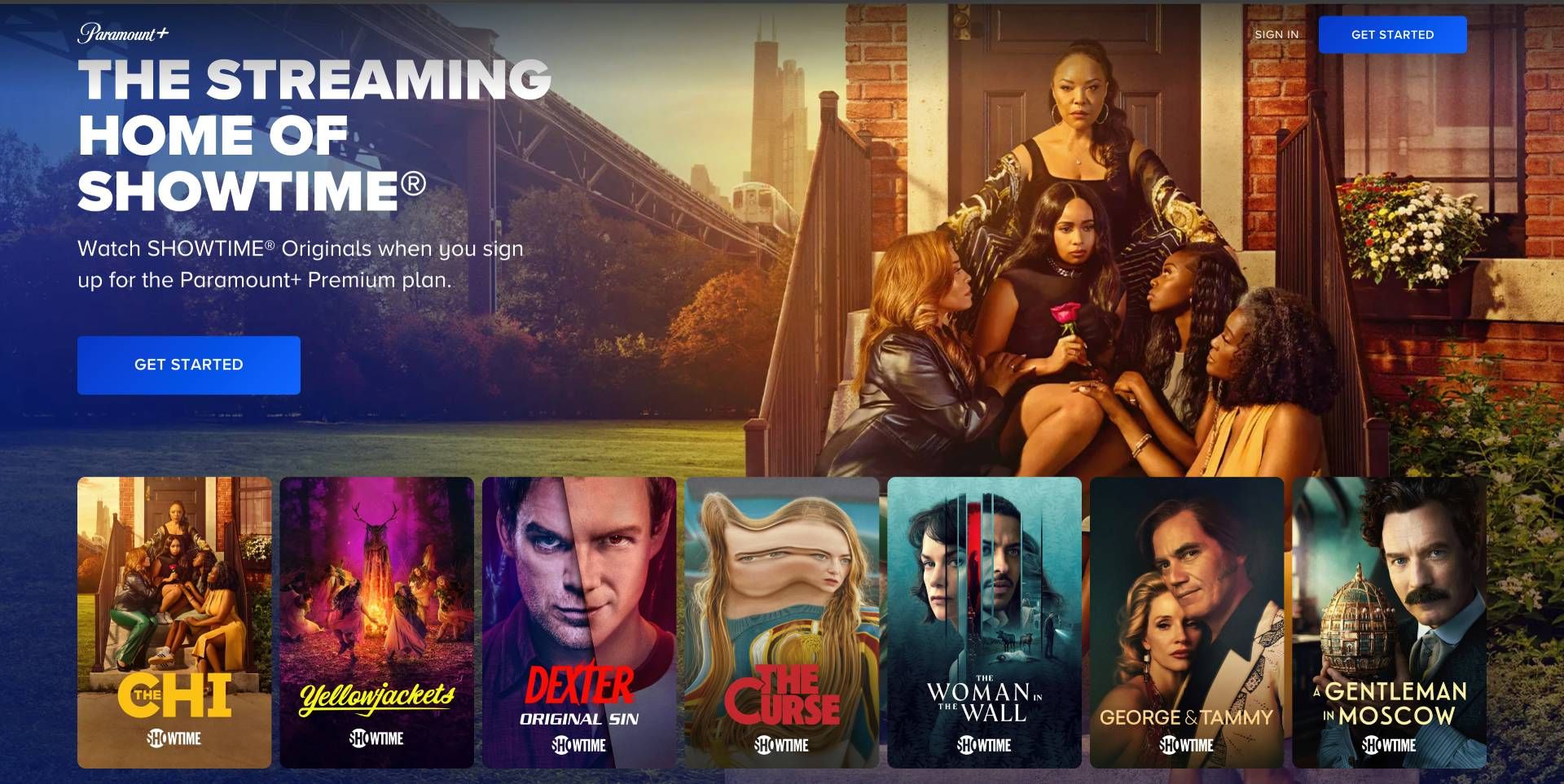 Paramount+ home of streaming screen