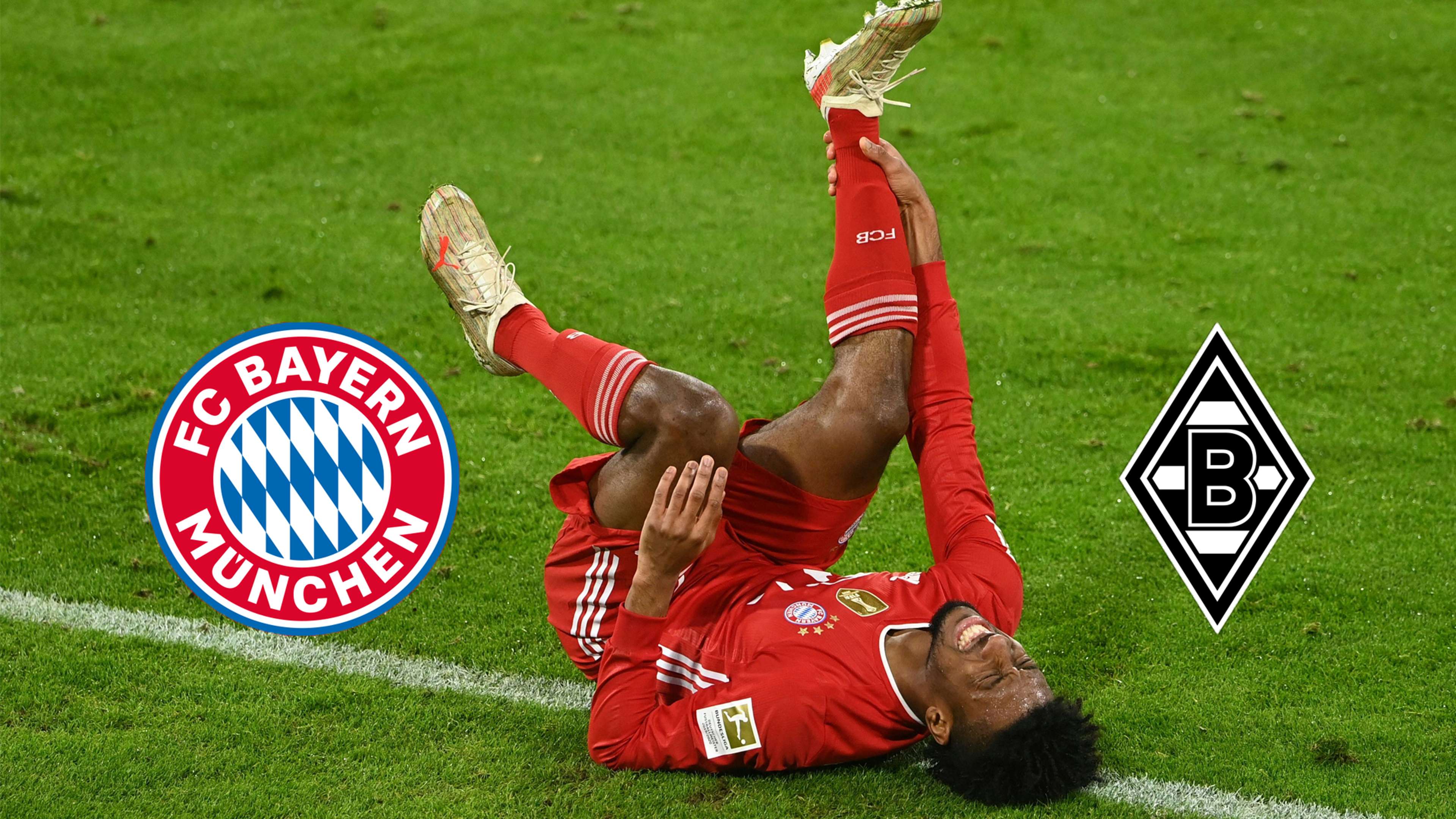 FC Bayern München Borussia Mönchengladbach Bundesliga Kingsleay Coman verletzt verletzung Spielabsage heute