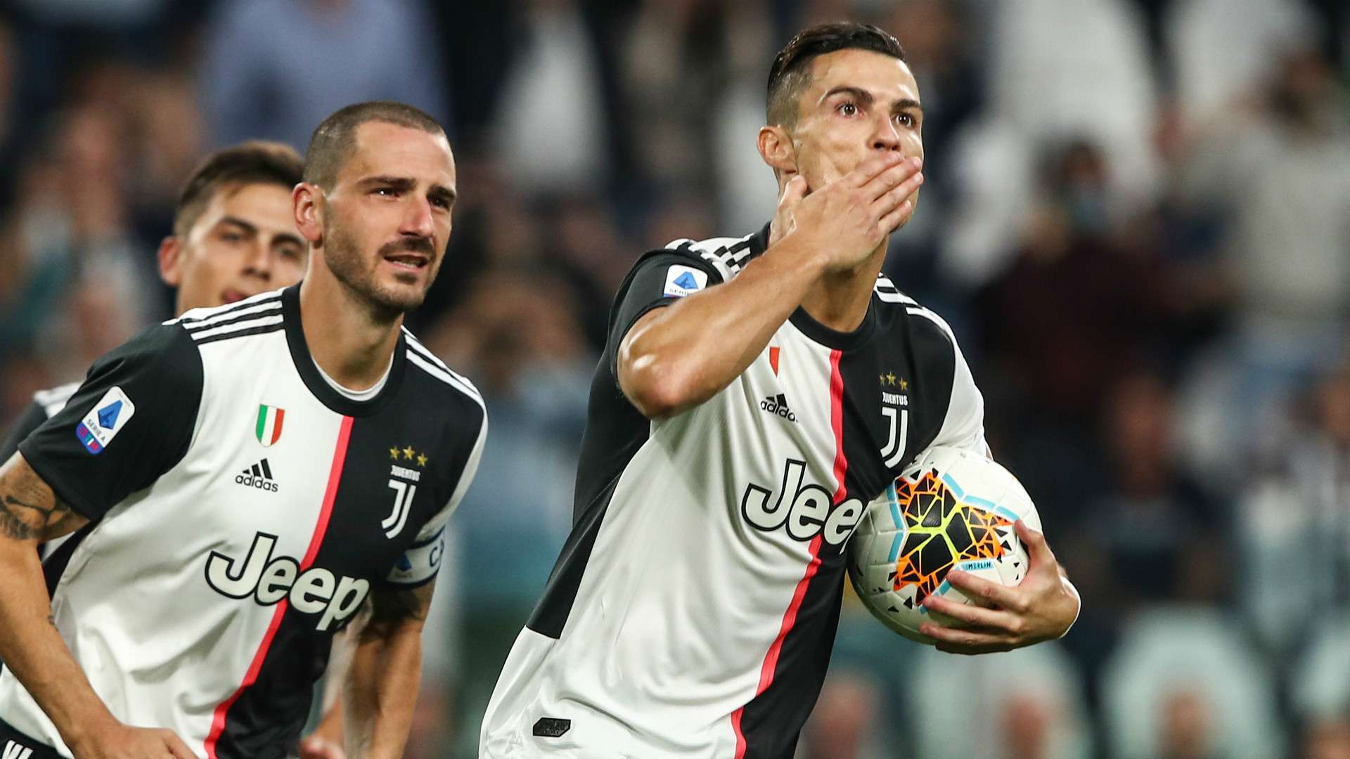 Cristiano Ronaldo Leonardo Bonucci Juventus Verona