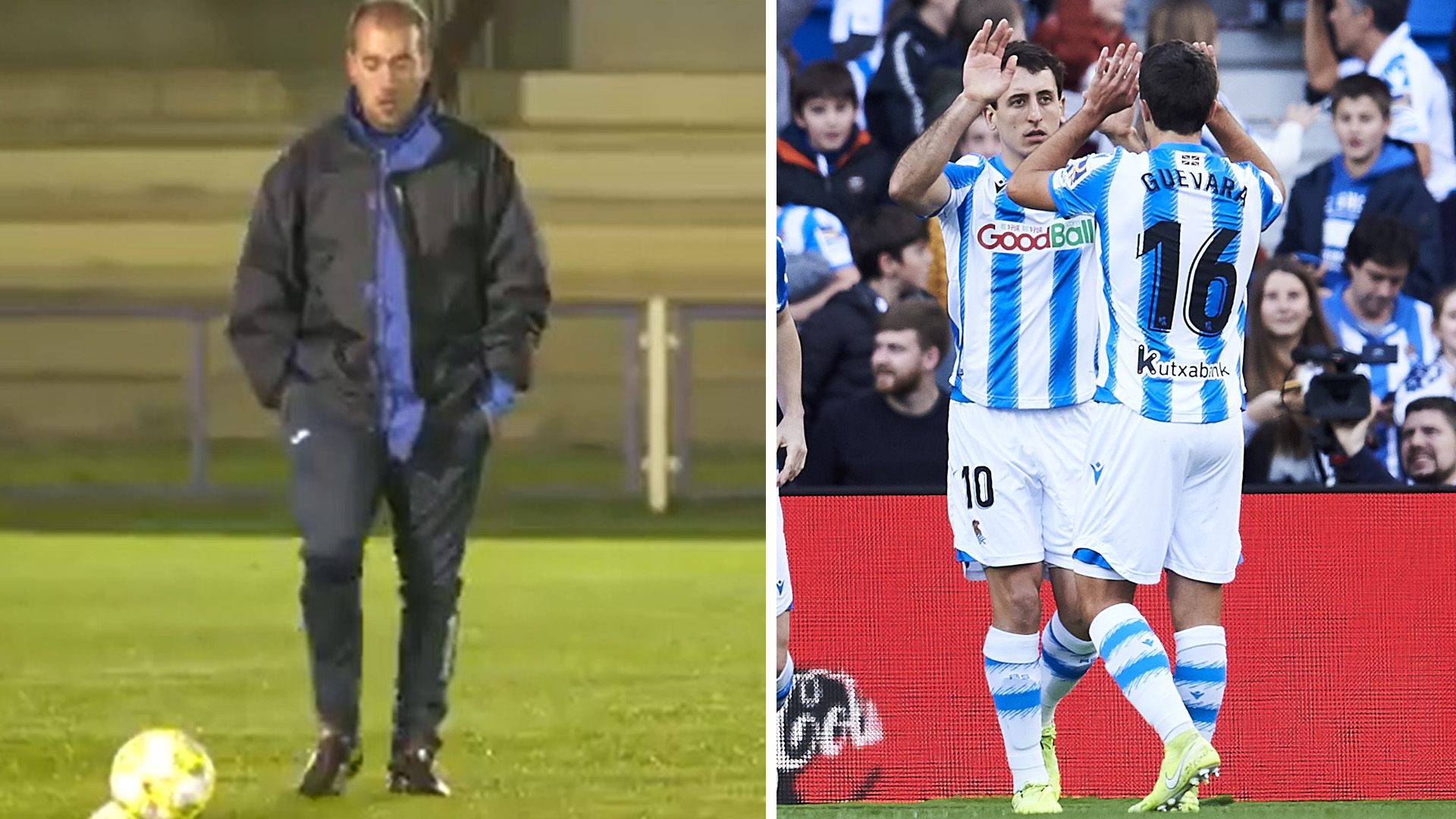 Edu Narganes, entrenador del Becerril y Guevara y Oyarzabal, Real Sociedad