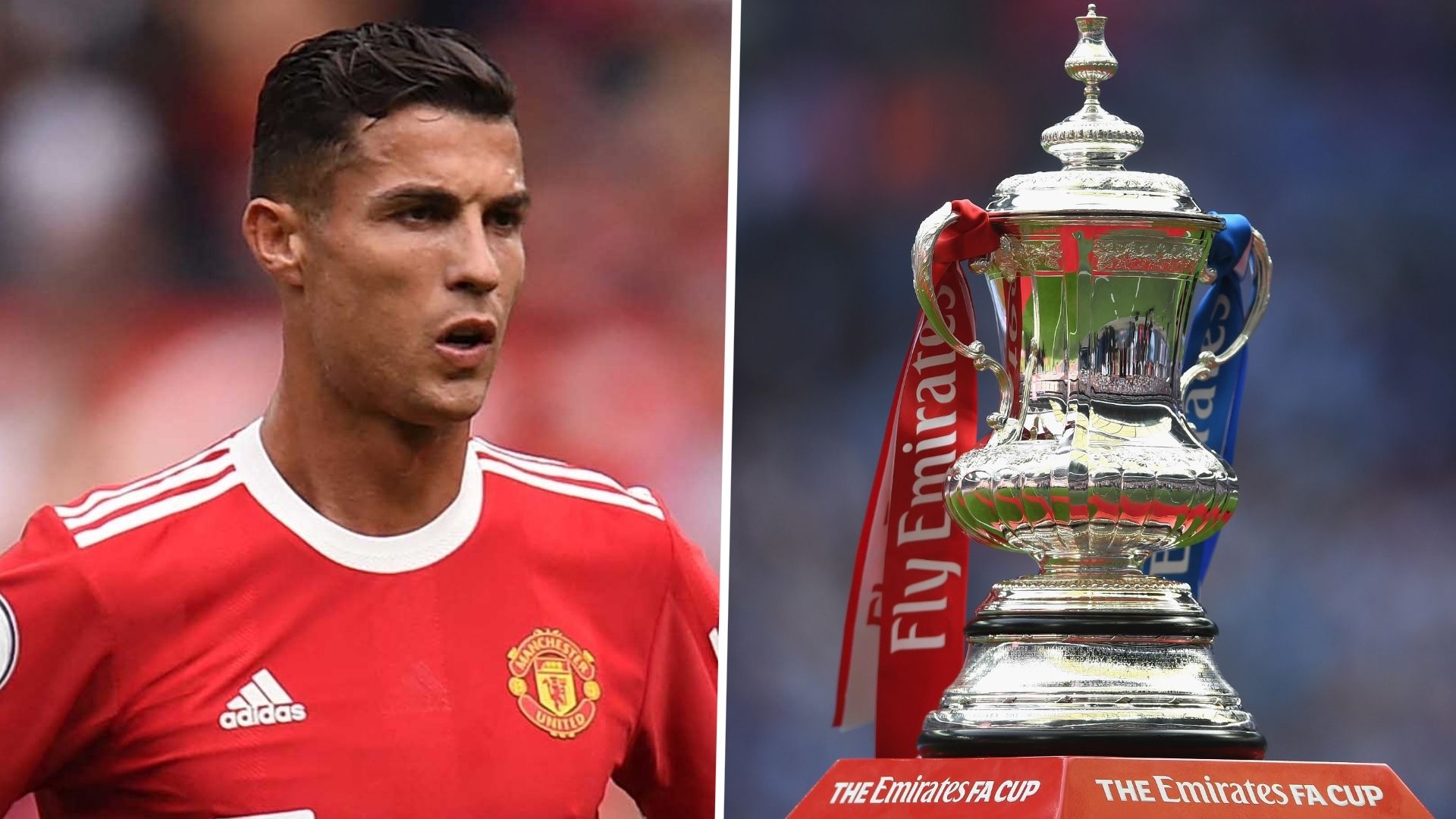 Cristiano Ronaldo FA Cup trophy