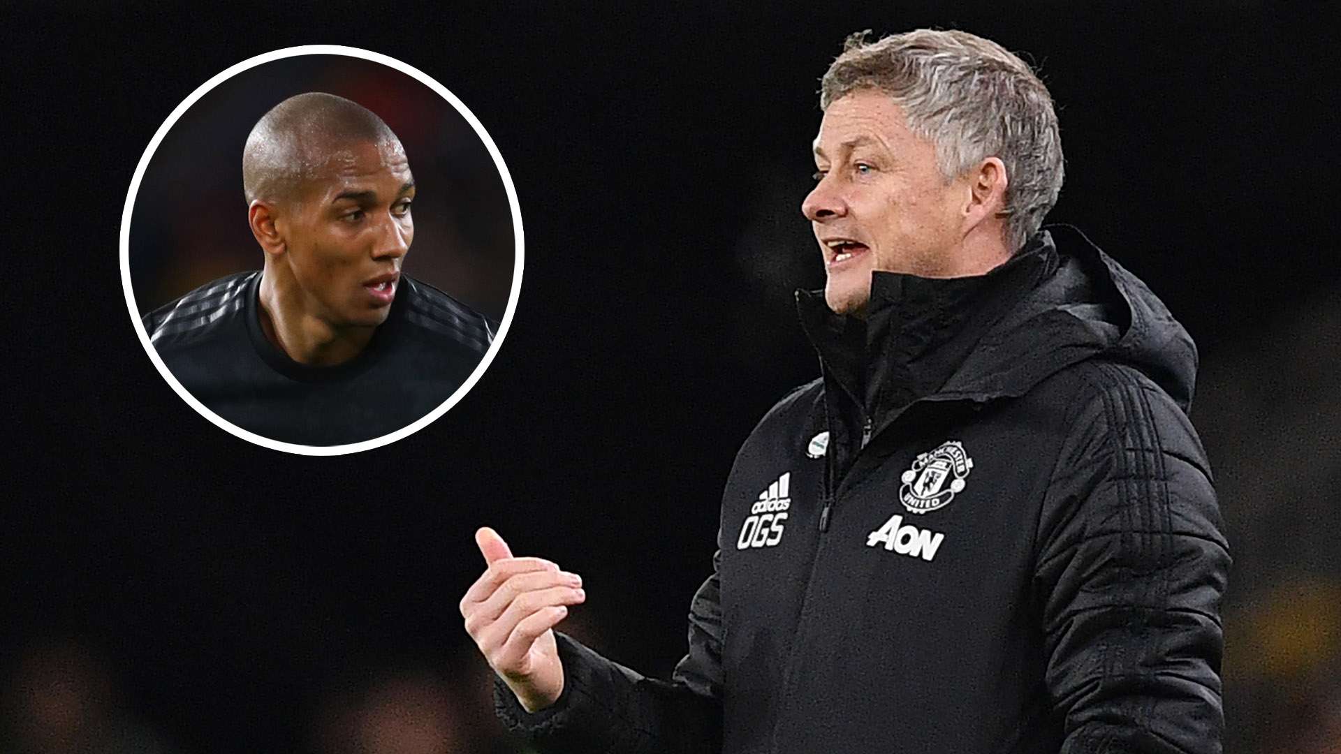 Ashley Young Ole Gunnar Solskjaer