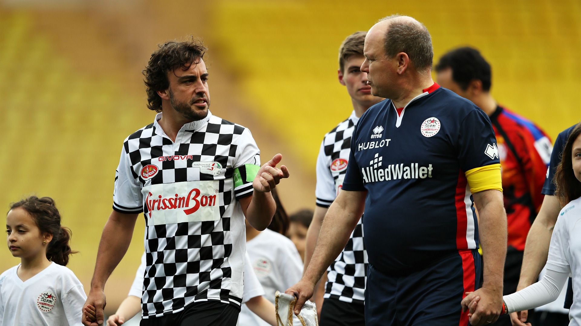 Fernando Alonso Prince Alberto Monaco Friendly