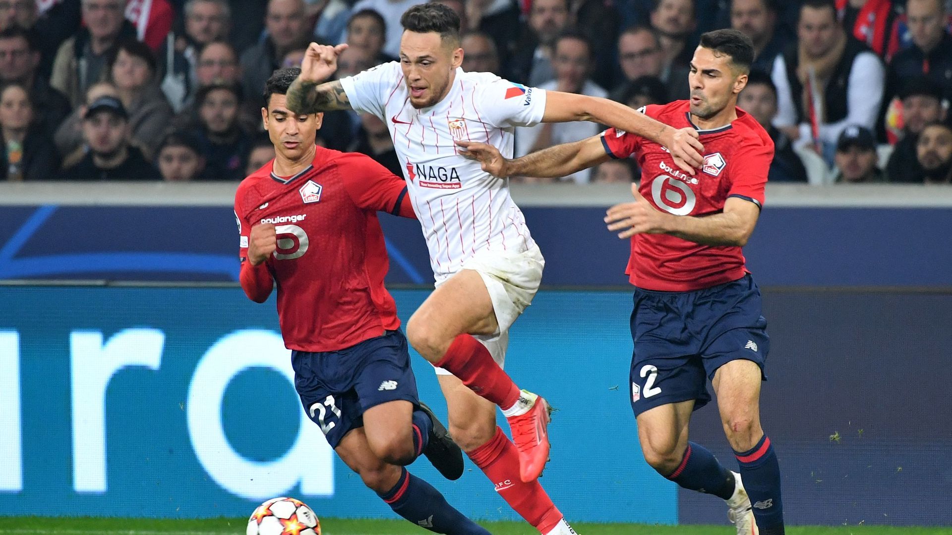 Ocampos Lille Sevilla Champions League