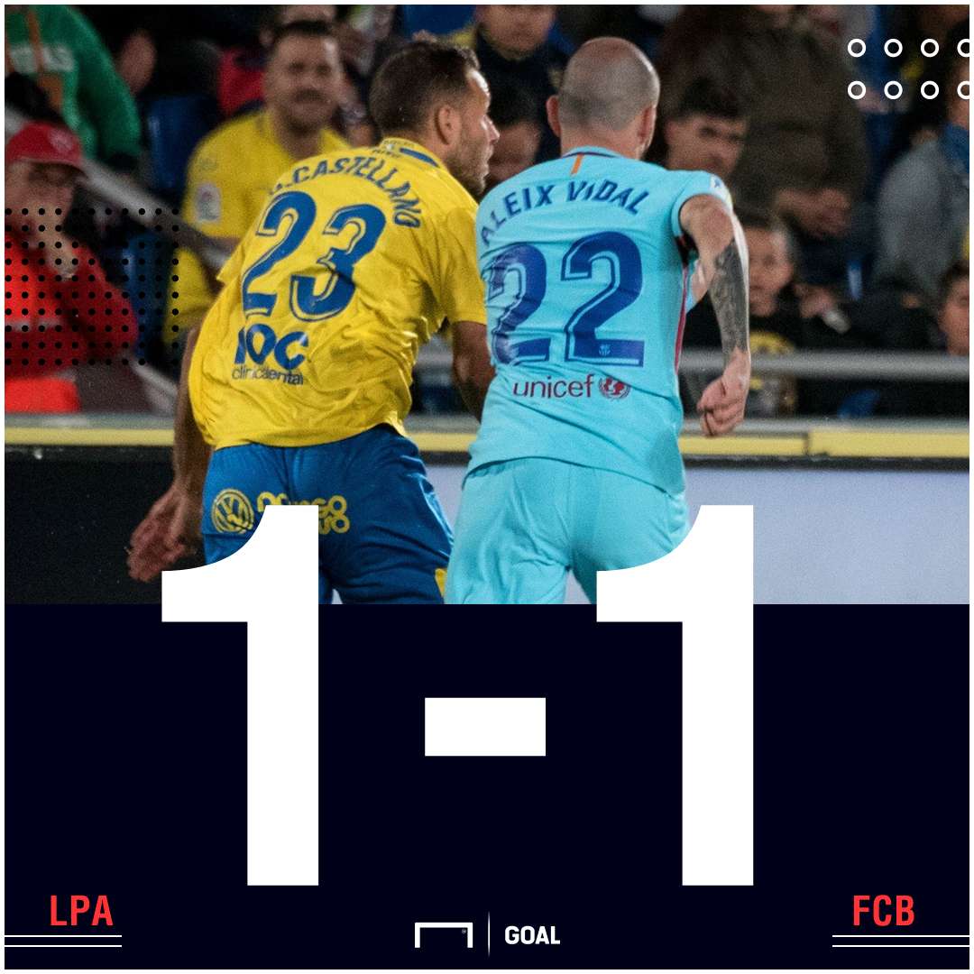Las Palmas Barca score