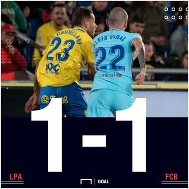 Las Palmas Barca score
