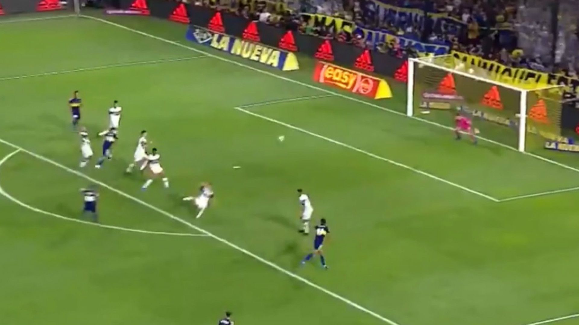 Captura gol carlos tevez Boca Gimnasia