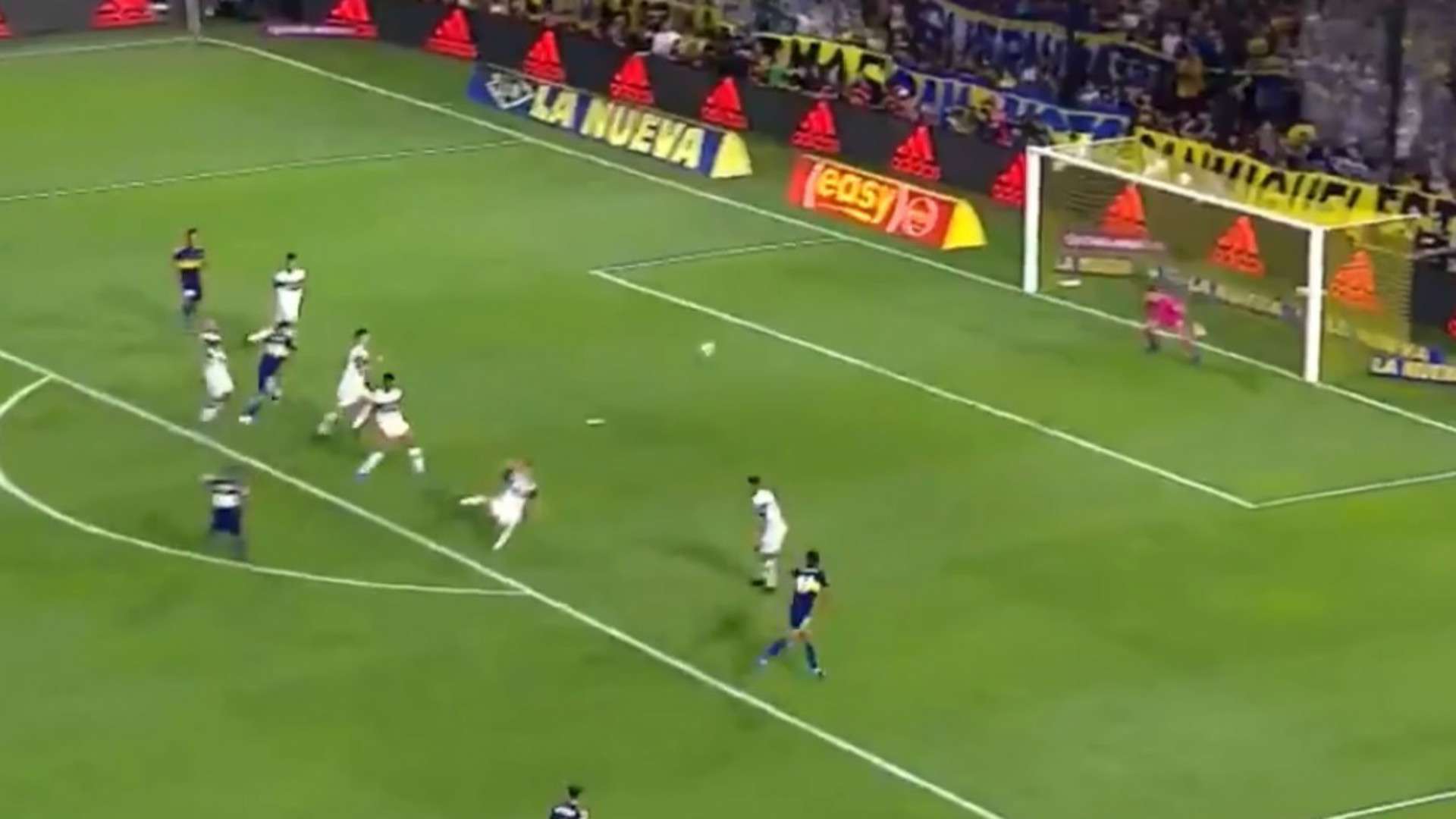 Captura gol carlos tevez Boca Gimnasia