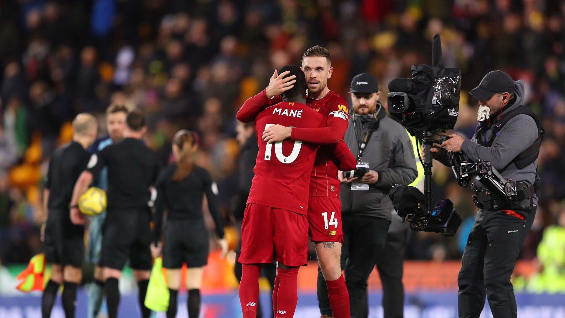 Sadio mane jordan hendrson Liverpool