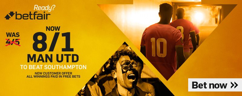 BETFAIR MANCHESTER UNITED V SOUTHAMPTON ENHANCED