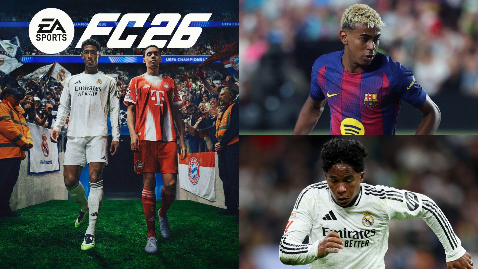 EA Sports FC 26 best young players wonderkids Lamine Yamal Endrick