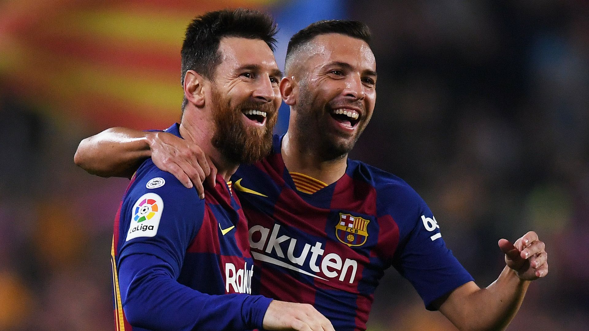 Lionel Messi Jordi Alba Barcelona
