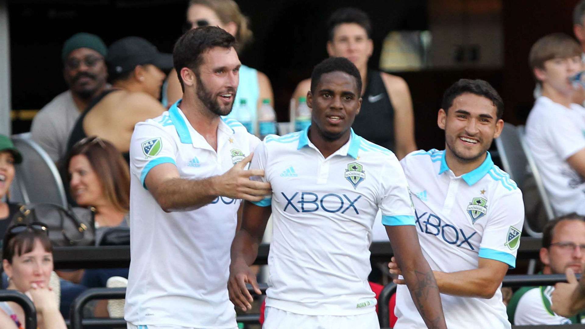 Will Bruin Joevin Jones Cristian Roldan Seattle Sounders