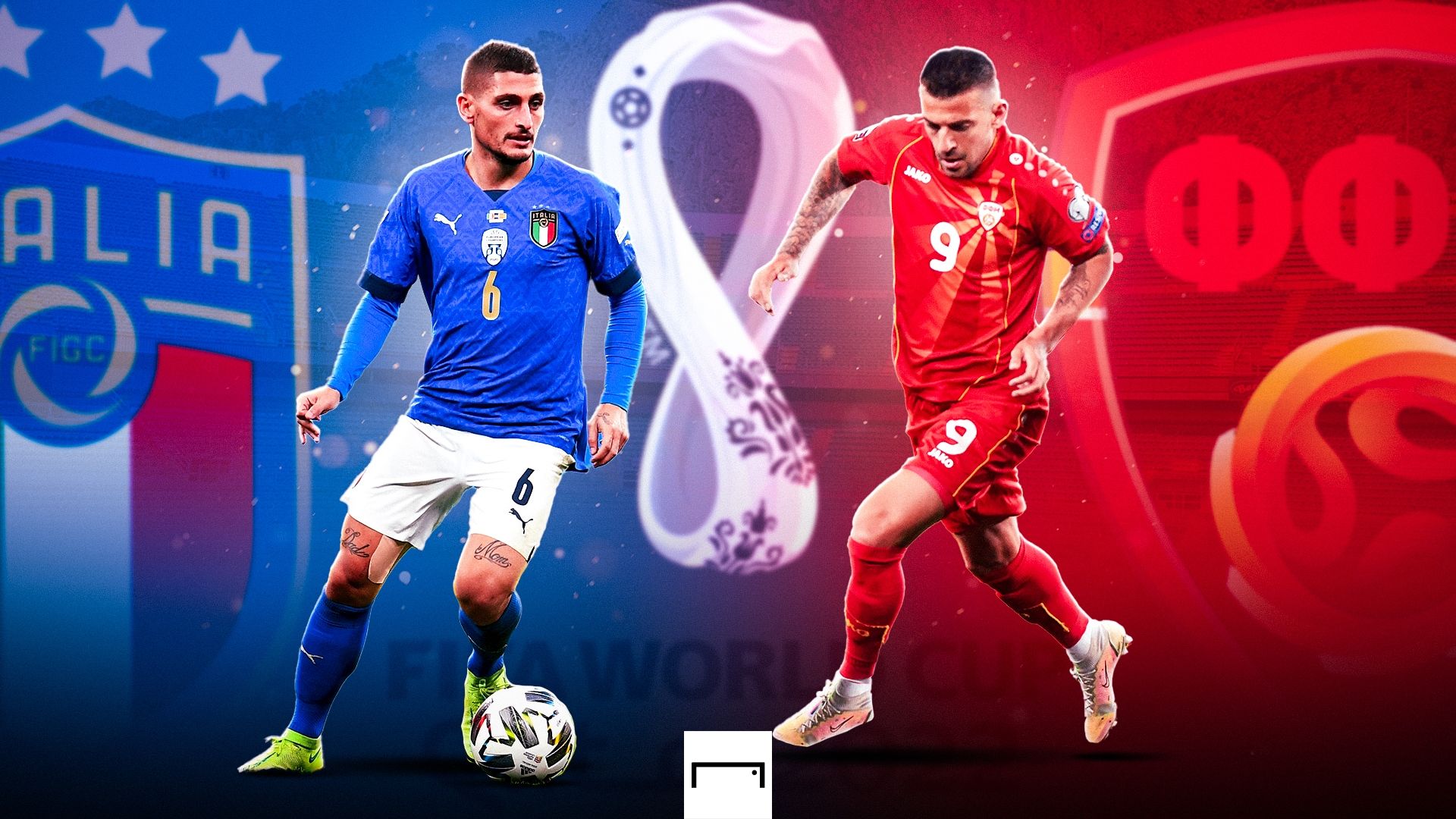 Italia Macedonia prematch GFX