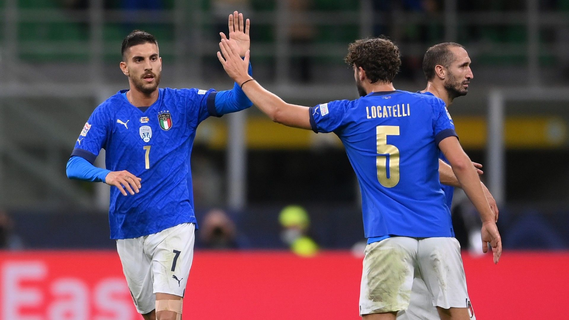Lorenzo Pellegrini Italy vs Spain Nations League 2021
